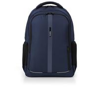Gabol - Mochila para Portátil 15,6" Fusion con 2 Compartimentos y Capacidad 20,15L - Peso Ligero de 0,84kg y Medidas 45x32x14 cm - Material Textil Resistente al Agua - Diseño Español - Azul