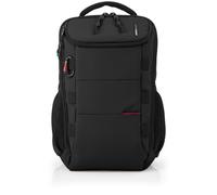 Gabol - Mochila para Portátil 17,3" Disk con 2 Compartimentos y Capacidad 29,5L - Peso Ligero de 0,77kg y Medidas 31x48x21 cm - Material Poliéster Resinado con Reflectantes - Diseño Español - Negro