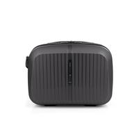 Gabol - Neceser de Viaje Rígido Brooklyn 35x27x17 cm - Peso 0,8kg con Capacidad 13,8L - Acople a Maleta y Correa Ajustable - Diseño Español en Polipropileno e Interior Reciclado RPET - Gris