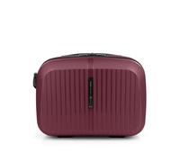 Gabol - Neceser de Viaje Rígido Brooklyn 35x27x17 cm - Peso 0,8kg con Capacidad 13,8L - Acople a Maleta y Correa Ajustable - Diseño Español en Polipropileno e Interior Reciclado RPET - Burdeos