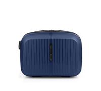 Gabol - Neceser de Viaje Rígido Brooklyn 35x27x17 cm - Peso 0,8kg con Capacidad 13,8L - Acople a Maleta y Correa Ajustable - Diseño Español en Polipropileno e Interior Reciclado RPET - Azul
