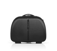 Gabol - Neceser de Viaje Rígido Paradise XP 35x28x17cm - Peso 0,9kg con Capacidad de Hasta 12L - Con Acople a Maleta, Correa y Forro de Material Reciclado - Diseño Español en ABS - Negro