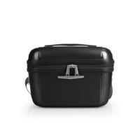 Gabol - Neceser de Viaje Rígido Queens 32x23x19 cm - Peso 0,83kg con Capacidad 13,7L - Acople a Maleta y Clasificador Interior - Diseño Español en Polipropileno - Resistente y PVC Free - Negro