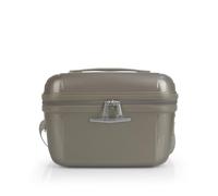 Gabol - Neceser de Viaje Rígido Queens 32x23x19 cm - Peso 0,83kg con Capacidad 13,7L - Acople a Maleta y Clasificador Interior - Diseño Español en Polipropileno - Resistente y PVC Free - Champagne
