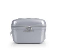 Gabol - Neceser de Viaje Rígido Queens 32x23x19 cm - Peso 0,83kg con Capacidad 13,7L - Acople a Maleta y Clasificador Interior - Diseño Español en Polipropileno - Resistente y PVC Free - Plata
