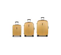 Gabol Paradise XP 4 ruedas Juego de maletas 3 piezas Con asa expansible amarillo