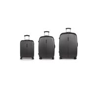Gabol Paradise XP 4 ruedas Juego de maletas 3 piezas Con asa expansible gris