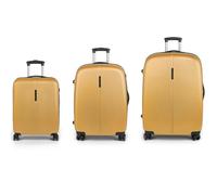 Gabol Paradise XP 4 ruedas Set de maletas 3 piezas Con asa expansible amarillo
