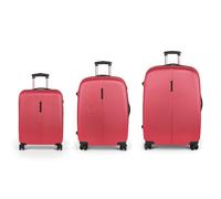 Gabol Paradise XP 4 ruedas Set de maletas 3 piezas Con asa expansible rojo