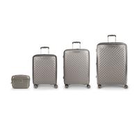 Gabol Queens 4 ruedas Set de maletas 4 piezas Con asa expansible gris