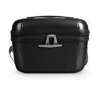 Gabol - Neceser de Viaje Rígido Queens 32x23x19 cm - Peso 0,83kg con Capacidad 13,7L - Acople a Maleta y Clasificador Interior - Diseño Español en Polipropileno - Resistente y PVC Free - Negro