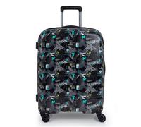 Gabol Maleta mediana rígida Score 66 cm - 4 ruedas 360° - Cerradura TSA - Negro