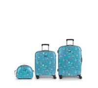 Gabol Set de Maleta de Cabina, Mediana y Neceser ACQUA