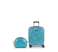 Gabol Set de Maleta de Cabina y Neceser ACQUA