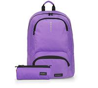 Gabol Set mochila y estuche triple GLOBAL