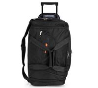 Gabol - Bolso de Viaje Pequeño con Ruedas Week Eco 50x33x25cm y Capacidad 41L - Interior Forrado con Compartimentos - con Asa de Mano - Diseño Español en Poliéster Reciclado RPET - Negro