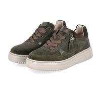 Gabor 6016.01.004 Zapatillas bajas de piel rugosa para mujer, color verde, talla 35, verde, 40.5 EU