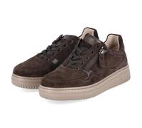 Gabor 6016.01.006 Zapatillas bajas de piel rugosa para mujer, color marrón, talla 35, marrón, 37 EU