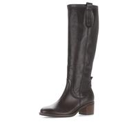 Gabor 71.889.28 Botas de piel lisa para mujer en marrón, marrón, 39 EU
