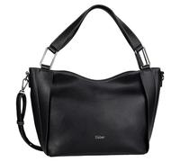 Gabor bags Brianne - Bolso bandolera con cremallera para mujer (tamaño grande), Negro, large, moderno