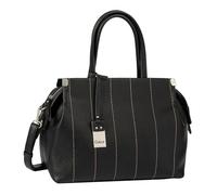 Gabor Gela Stripe Bolsa de compras M 35 cm negro