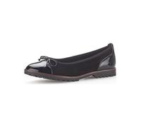 Gabor Mujer Bailarinas, señora Bailarinas clásicas,Zapatos Planos,Zapatos Bailarinas,Zapatos de Verano,Lazo,Negro (Schwarz) / 37,40.5 EU / 7 UK