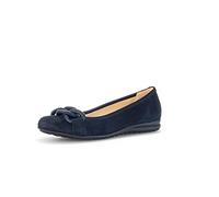 GABOR Bailarinas clásicas para mujer, Planos para mujer, talla grande moderada (G), Azul oscuro 36, 41 EU