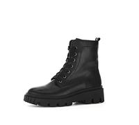 Gabor Botas de combate para mujer, botines para mujer,Mejor ajuste, Negro 77., 38.5 EU