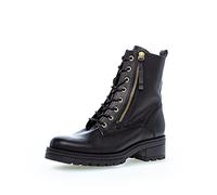 Gabor Botas de motorista para mujer, botines para mujer, plantilla intercambiable, Negro , 36 EU
