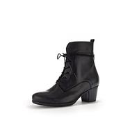 Gabor Botines con cordones, Botines Mujer,Mejor ajuste, Negro 27., 37.5 EU