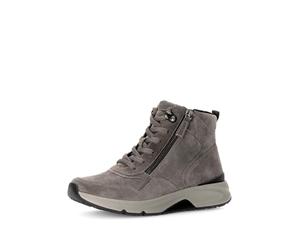 Gabor Botines para mujer con cordones, piel de ante elegante, para tiempo libre, color azul oscuro