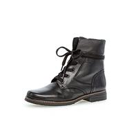 Gabor Comfort Schnürstiefelette - Negro Cuero Liso