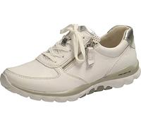 Gabor Zapatillas de mujer 5 UK, blanco y plateado., 38 EU
