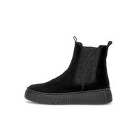 Gabor Mujer Adulto Chelsea 8014.01 Ancho F Cremallera, Black El Fieltro, 38.5 EU