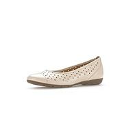 Gabor Mujer Bailarinas, señora Bailarinas clásicas,Zapatos Planos,Zapatos Bailarinas,clásicos Elegantes,Zapatos Planos,Beige (Panna),43 EU / 9 UK