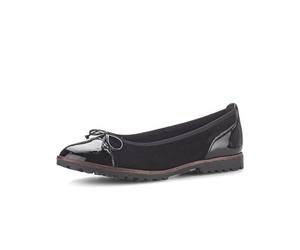 Gabor Mujer Bailarinas, señora Bailarinas clásicas,Zapatos Planos,Zapatos Bailarinas,Elegantes,Ocio,Lazo,Negro (Schwarz) / 37,41 EU / 7.5 UK