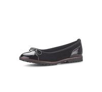 Gabor Mujer Bailarinas, señora Bailarinas clásicas,Zapatos Planos,Zapatos Bailarinas,Zapatos de Verano,Lazo,Negro (Schwarz) / 37,38 EU / 5 UK