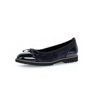 Gabor Mujer Bailarinas, señora Bailarinas clásicas,Zapatos Planos,Zapatos Bailarinas,Zapatos de Verano,Lazo,Azul (atlantik) / 36,42 EU / 8 UK