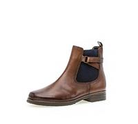 Gabor Mujer Botines, señora Botas Chelsea,Plantilla Desmontable,Botas,Medias Botas,Botas de Deslizamiento,Marrón (Sattel (Eff)(Blue)),38 EU / 5 UK