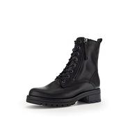 Gabor Mujer Botines, señora Botas Militares,Plantilla Desmontable,Botas de Cordones,Botas de Invierno,Forrado,Negro (Schwarz) / 87,42 EU / 8 UK