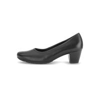 Gabor Mujer Clásicos Pumps 3027.01.001 Ancho Normal Piel Lisa Black 38.5 EU