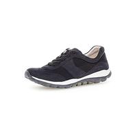 Gabor Mujer Zapatillas, señora Zapatillas Bajas,Plantilla Desmontable,Zapato con Cordones,Zapato Deportivo,Azul (Nightblue),39 EU / 6 UK