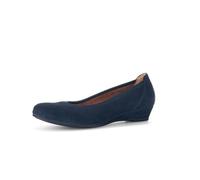 Gabor Mujer Zapatos de tacón, señora Zapatos de tacón de cuña,Zapato de Negocios,tacón de cuña,clásico,Elegante,Azul (Dark-Blue) / 46,40 EU / 6.5 UK