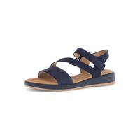 Gabor Sandalias de mujer, Sandalias de Mujer,Moderado Más Ancho (G), Azul 38, 38.5 EU