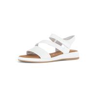 Gabor Sandalias de mujer, Sandalias de Mujer,Moderado Más Ancho (G), Blanco 50, 41 EU