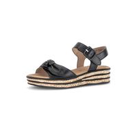 Gabor Sandalias de mujer, sandalias para mujer,Mejor ajuste, Negro 27., 38.5 EU