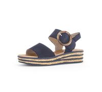 Gabor Sandalias de plataforma para mujer, sandalias de mujer, Azul 16, 39 EU
