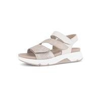 Gabor Sandalias de plataforma para mujer, sandalias de mujer, Beige Oasi 61, 42 EU