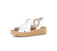 Gabor Sandalias de plataforma para mujer, sandalias de mujer, Latte 20, 38 EU