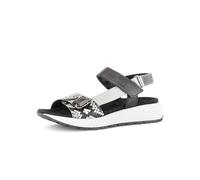 Gabor Sandalias de plataforma para mujer, sandalias de mujer, Negro Combi 37, 43 EU